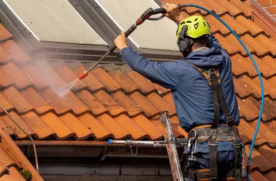 Démoussage et hydrofuge de toiture au Chateley